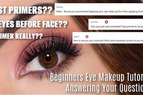 Beginners Eye Makeup Tutorial | Answering Your Questions | Q &amp; A TheMakeupChair