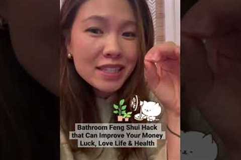 Bathroom Feng Shui Hack that Improves Your Opportunities &amp; Health #hacks #indoorplants ..