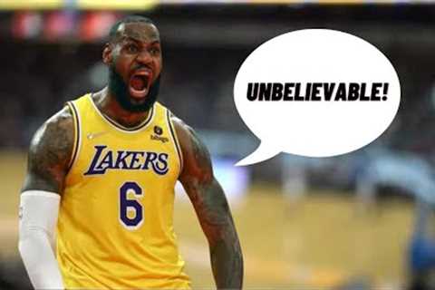 UNBELIEVABLE LeBron James moments!