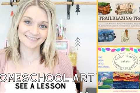 Our Favorite Homeschool Art Class (with video art lessons!) | Homeschool Curriculum | Homeschooling