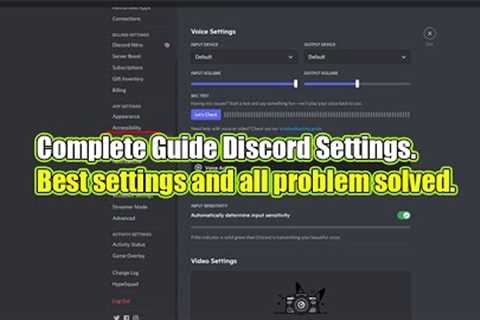 Discord audio best settings |  Discord sound problem while streaming pc 2022!
