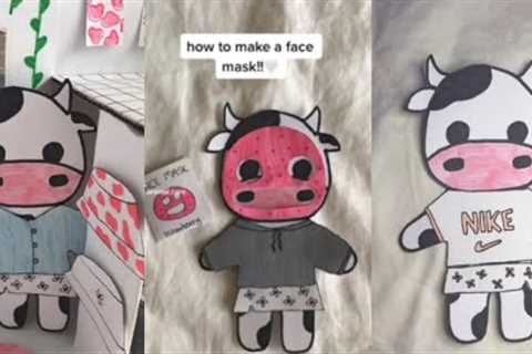 Paper animal tiktok compilation 🧺🐮🐨 (..paper.animal.care)