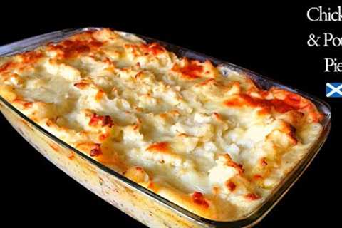 Creamy Chicken &amp; Potato Pie| Easy Family Dinner Recipe