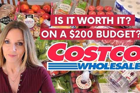$200 at COSTCO - WHAT CAN YOU GET. Weekly Grocery Shopping Haul and Shop With Me.