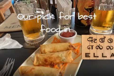 Best places to eat in Ella, Sri Lanka.