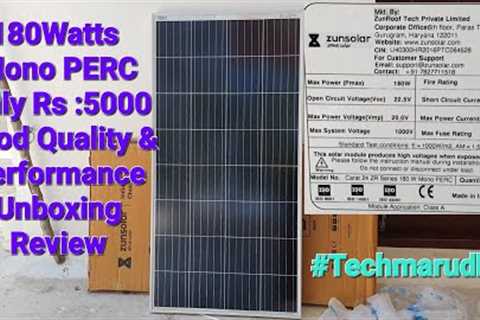 Rs:5000 180Watts Mono PERC New Solar Panels Low Price Offers
