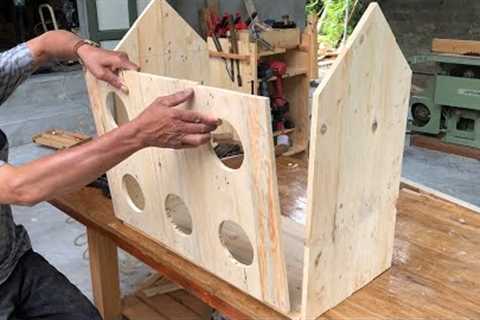 Great Ideas From Wooden Pallets // How To Building An Awesome Birdhouse-DIY