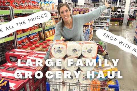 Once-A-Month GROCERY HAUL OCTOBER for our LARGE FAMILY || First Fall grocery haul + 4 STORES