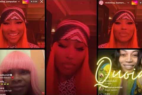 Nicki Minaj IG Live “Likkle Miss - NICKI COMING TO JAMAICA Livestream 10-6-2022 Part 4