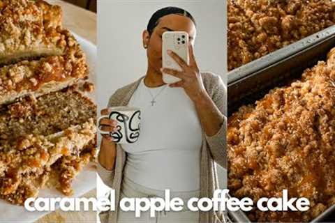 a fall baking love story | caramel apple coffee cake