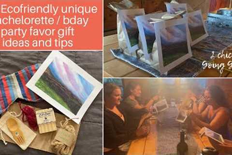 Eco DIY party favor gift ideas &amp; tips for bday / bachelorette | Zero waste Sustainable arts..