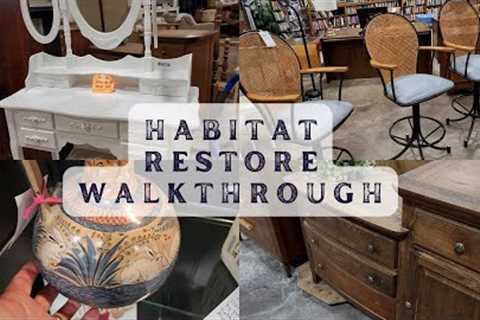 Habitat ReStore Walkthrough/ 💠TIFFANY LAMP💠 Folk Art Pottery &amp; MORE!! #shopping #thrifting..
