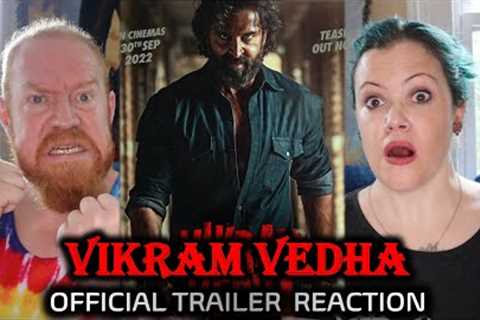 Vikram Vedha Official Trailer Reaction (Hrithik Roshan, Saif Ali Khan, Radhika Apte, 2022)
