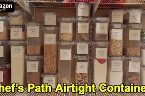 Chef's Path Airtight Food Storage Container Set 24 Piece REVIEW | Best Kitchen Organizer