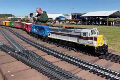 G Scale trains at RLD Hobbies open house on 10-1-2022