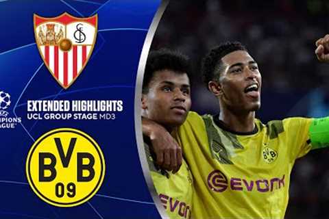 Sevilla vs. Borussia Dortmund: Extended Highlights | UCL Group Stage MD 3 | CBS Sports Golazo