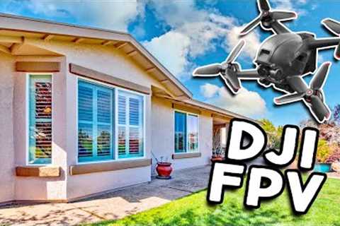 Real Estate Video Tour | Featuring DJI FPV Drone | Interior Shots Flying Through A House