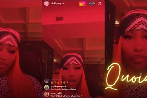 Nicki Minaj IG Live Historic Dancehall Night &amp;  “Likkle Miss On Livestream 10-6-2022 Part 1
