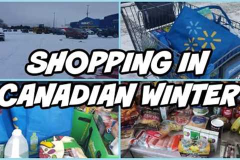 GROCERY SHOPPING IN CANADIAN WINTER