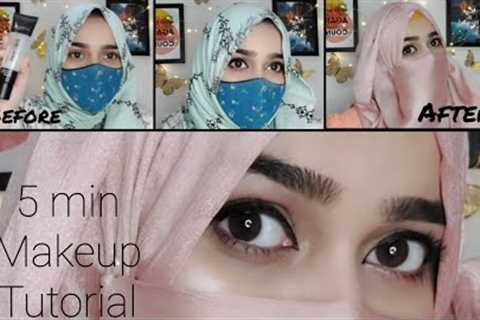 5-mins makeup tutorial for beginners 🥰 |5mins eyes makeup |transition video| Easy eyes makeup