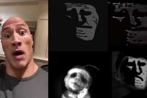The Rock reacts to Incredibles becoming uncanny (The Rock eyebrow meme)
