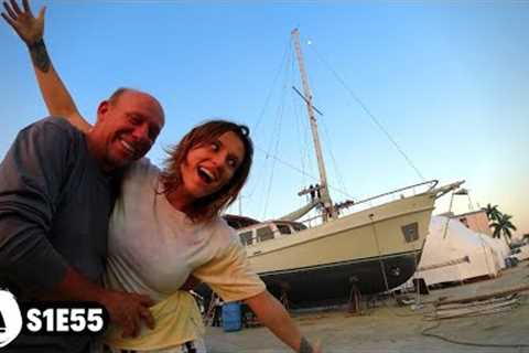 Our Steel Sailboat Splash: final countdown of sailing yacht refit!