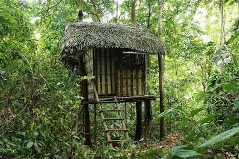Primitive technology - Building Most Beautiful House Villa In the Deep Forest​​ ( Bamboo 100%)