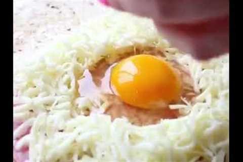 Ham Egg and Cheese Pockets22 #recipe #cooking #trending #shorts