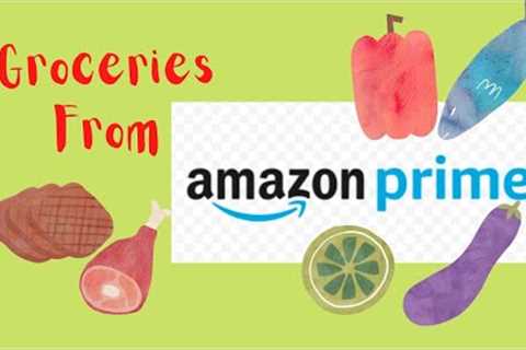 Unboxing groceries from Amazon prime #onlinegroceries #onlinedelivery
