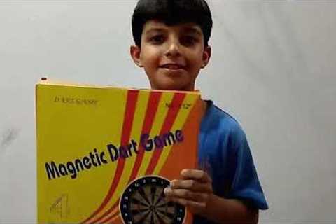 Unboxing magnetic dart game | Kid's happy &amp; rich moments