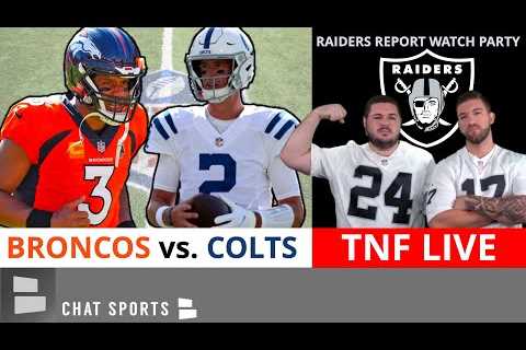 Broncos vs. Colts Live Streaming Scoreboard, Amazon Prime Video NFL Week 5 TNF | Raiders Report