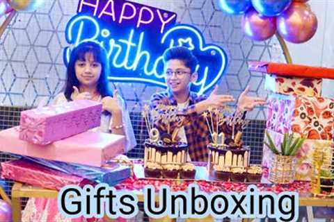 Unboxing of Birthday gifts