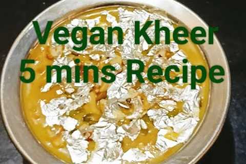 Vegan Kheer || Carrot Payasam || 5 mins Recipe || Easy &amp; Quick Recipe - Healthy simple cooking