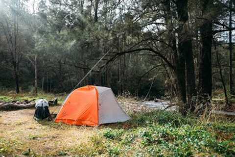 Camping and Fly Fishing for Trout on a Pristine Blue Mountains River