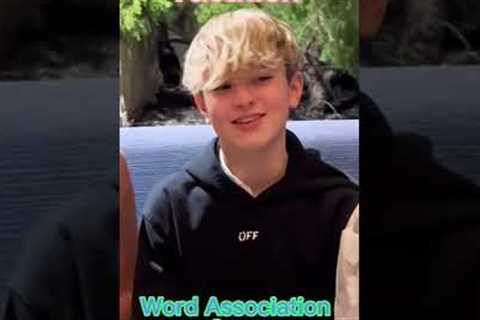 LET’S PLAY The WORD ASSOCIATION Game!🎯#shorts #shorts #games