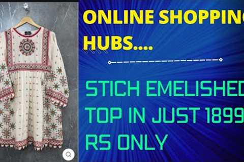 stich embellished viscos shirt | online shopping hubs