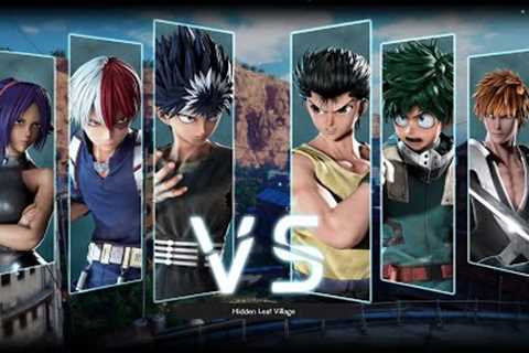 Jump Force Gameplay PC ( Vincent, Todoroki, Yoruichi Vs Eugene, Modorya, Ichigo ) 1080p
