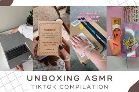 Unboxing ASMR | Tiktok Video Compilation | ASMR Collection 🎀 Part 5