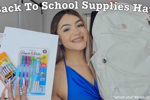 Back To School Supplies Haul + Mini School Shopping Vlog