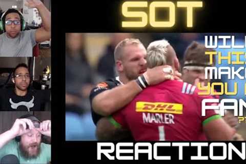 Staying Off Topic | Americans React - Brutal Big Hits, Skills &amp; Highlights | #reaction #rugby