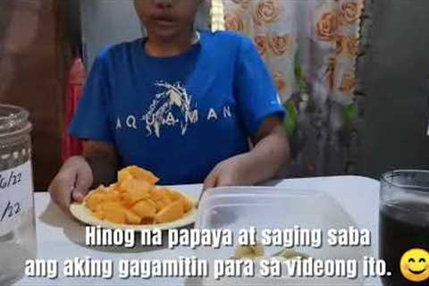 How to make FFJ (Fermented Fruit Juice) using Papaya and Banana