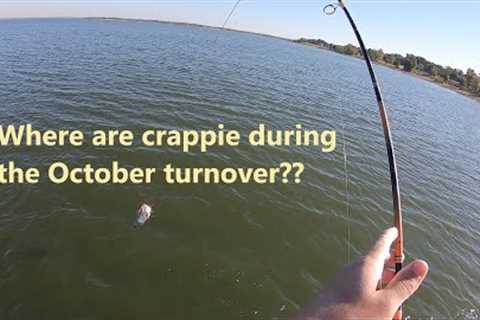 How to locate and catch crappie during October/Fall Turnover! Crappie fishing tips 2022!