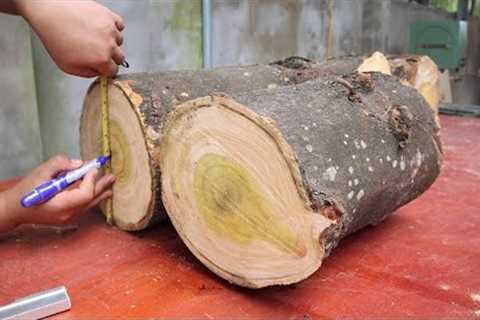 Extreme Creative And Easy Woodworking Project With Simple Joints // DIY Strong Bed With Dried Stumps