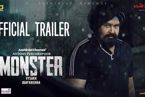 MONSTER Official Trailer | Mohanlal | Vysakh | Uday Krishna | Antony Perumbavoor | Aashirvad Cinemas