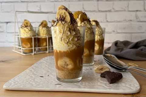 Banoffee Pie Parfaits/ no-Bake Dessert cups