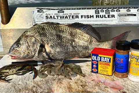 Saltwater Pier Catch n' Cook - Shrimp, Squid, Blue Crab and Fish!
