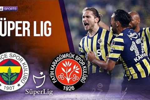 Fenerbahce vs Fatih Karagumruk | SÜPER LIG HIGHLIGHTS | 10/09/2022 | beIN SPORTS USA