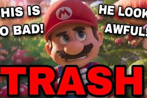 The Super Mario Bros. Movie Official Trailer is TRASH!!! - THIS LOOKS HORRIBLE! - MEGA RANT!