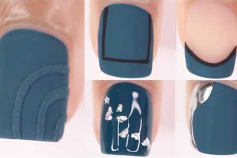 5 NAIL DESIGNS 2022 | new trendy nail art compilation using gel nail polish at home | chrome nailart