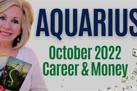 AQUARIUS - Something Has To Give, Aquarius! OCTOBER 2022 Career &amp; Money Tarot Reading